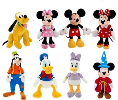 Origineel van de de Familiepluche van Disney Klassiek Mickey Speelgoed 22cm