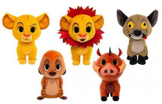 Disney de Leeuwkoning Plushies Timon en Pumbaa-Pluchespeelgoed