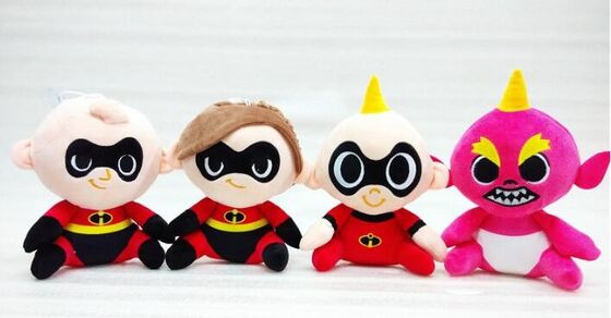 Mooie Incredibles 2 Supercute-Speelgoed van de Beeldverhaalpluche