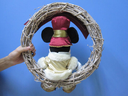 De Pluchespeelgoed van Mickey Mouse Disney met Kroon/Kerstmisvakantie Gevuld Speelgoed