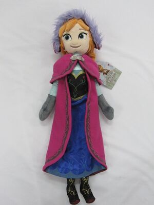20 duim vulde het Purpere Bevroren Ana en van Elsa Disney Zachte Beeldverhaal van het Pluchespeelgoed Doll