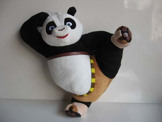 De leuke Kungfu-Pandaschop stelt Beeldverhaal vulde Speelgoed voor Inzameling