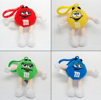 Het leuke Blauwe Gevulde Stuk speelgoed Keychain, Polyestermateriaal van M&M Karakter