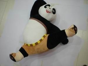 De originele Kungfu-Pandaschop stelt de Gevulde Dieren van de Beeldverhaalpluche Speelgoed