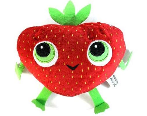 Bewolkt met een Kans van Vleesballetjes 2 Speelgoed van de Aardbeibes Gevuld Pluche
