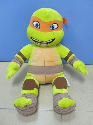 Groot Geel Tiener van het de Schildpaddenbeeldverhaal van Mutantninja de Pluchespeelgoed voor Inzameling