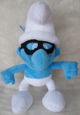 Leuk Smurf Gevuld de Pluchespeelgoed van het Dierenbeeldverhaal voor de Machine van de Verkoopkraan