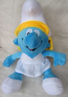 Leuk Smurf Gevuld de Pluchespeelgoed van het Dierenbeeldverhaal voor de Machine van de Verkoopkraan