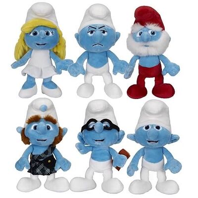 Het leuke en Blauwe Smurf Gevulde Stuk speelgoed Speelgoed van de Beeldverhaalpluche voor Bevorderingsgiften
