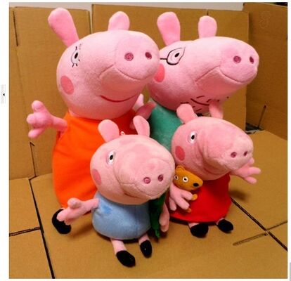 De van het de Dierenbeeldverhaal van Peppa Varken Gevulde van het de Pluchespeelgoed de Bevorderingsgiften