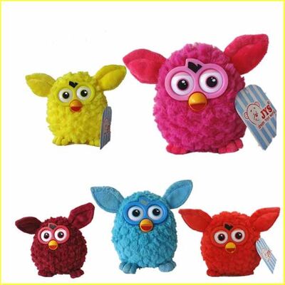 Furby vulde het Dierlijke Speelgoed van de Beeldverhaalpluche met Plastic Oog voor Inzameling