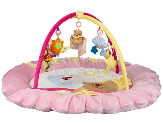 De roze Gymnastiek van het Babyspel en Mat, Muzikale het Spelgymnastiek van de Baby Groeiende Baby