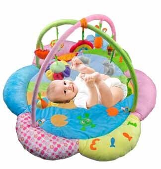 Het naar maat gemaakte Mooie Spel Gyms Playmat van de Bloembaby en Gymnastiek voor Babys