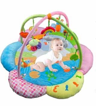 Het naar maat gemaakte Mooie Spel Gyms Playmat van de Bloembaby en Gymnastiek voor Babys