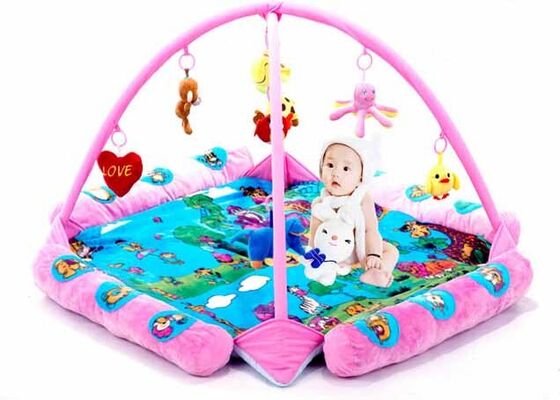 Spel Gyms van de Seabeach het Blauwe Baby en Matten met Plastic en Gevuld Speelgoed