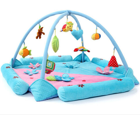 Gepersonaliseerde Gelukkige van het Spelgyms van de Tuin Blauwe Baby Zachte het Schuimvloer
