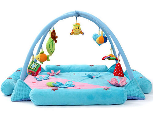 Gepersonaliseerde Gelukkige van het Spelgyms van de Tuin Blauwe Baby Zachte het Schuimvloer