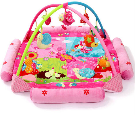 Van het de Babyspel van de bloem Gelukkige Tuin Roze van de de Babyactiviteit van Gyms het Spelmat