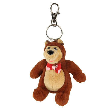 De Mashapluche draagt Keychain-de Gevulde Naar maat gemaakte Dieren van de Speelgoedcharme Beeldverhaal