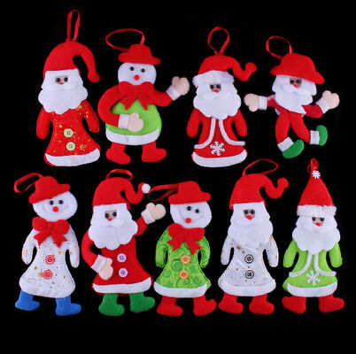 Kerstboomkerstman Gevulde Doll het Speelgoedvakantie Gevulde Dieren van de Kerstmispluche