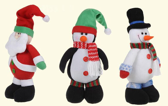 Het leuke Kerstmis Gevulde Kerstmandoll Stuk speelgoed van de Sneeuwmanpluche voor Kinderen