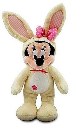 Het aangepaste Gevulde Speelgoed van de het Konijntjespluche van Dierenpasen Mickey Mouse in Bruin/van wit
