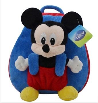 De leuke Zachte Schooltas van de Rugzakkendisney Mickey Mouse van de Jonge geitjesschool