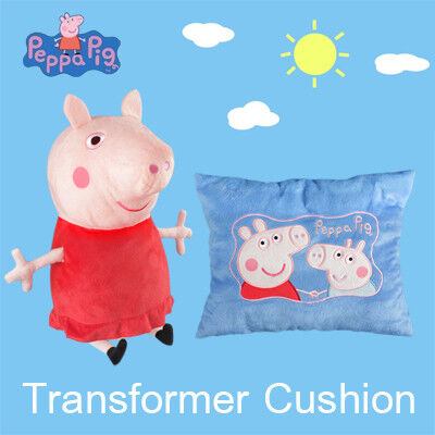 Het Stuk speelgoed van de het Varkenspluche van manier Omkeerbare Peppa Kussens en Hoofdkussens voor Beddegoed