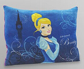 Leuke Blauwe Disney-de Pluchekussens en Hoofdkussens van Prinsescinderella voor Kinderen