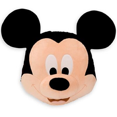 Zwarte en Roze Grote Hoofd de Kussenshoofdkussens van Disney Minnie Mouse voor Beddegoed