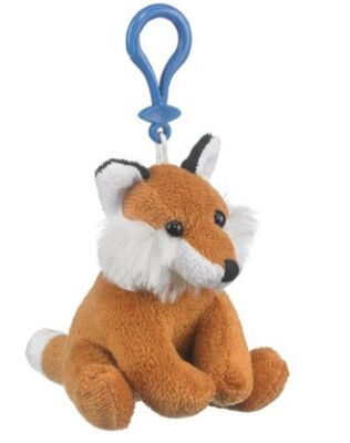 Aangepast Bruin Vos Gevuld Klein de Pluchespeelgoed van Keychain 12cm Grootte