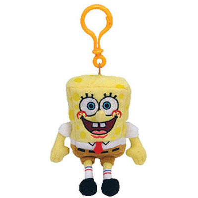 Het Spongebob Gevulde Stuk speelgoed Keychain van de Dierenpluche met Zachte Pluchestof