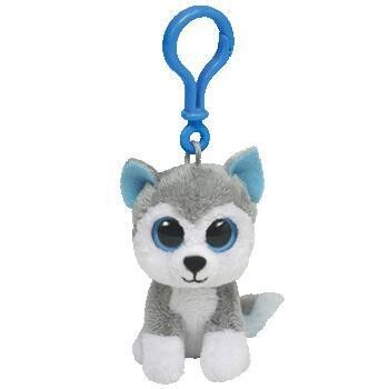 Husky Hond vulde Dierlijk Pluchestuk speelgoed het Grijze/Witte/Rijstwit van Keychain,