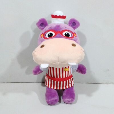 Gepersonaliseerd Disney-de Knuffels & de Omhelzingen de Pluchespeelgoed van Hallie Hippo van Doc. McStuffins