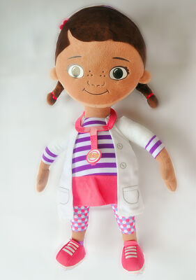 Het gepersonaliseerde die Disney-Beeldverhaal van Doc. McStuffins van het Pluchespeelgoed voor Meisjes wordt gevuld