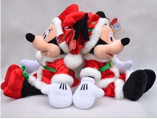 18inch Kerstmis Mickey Mouse van manierdisney en Minnie Mouse-Pluchespeelgoed