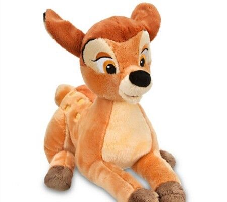 De bruine Grote Disney-Gevulde Aangepaste Dieren van Bambi van het Pluchespeelgoed Beeldverhaal