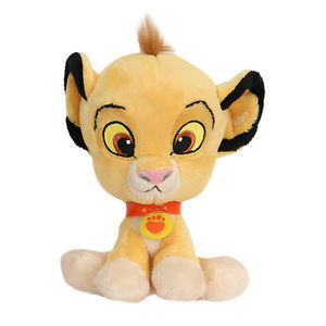 Geel van de de Leeuwkoning van 8inch Disney Groot Hoofd Gevuld de Pluchespeelgoed van Simba Beeldverhaal