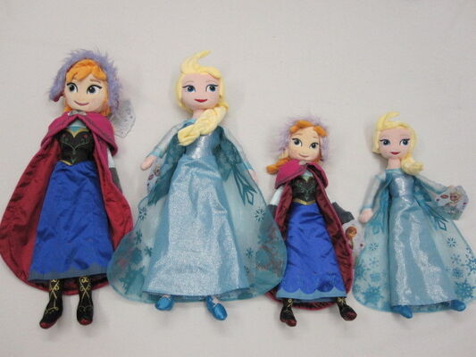 20 duim vulde het Purpere Bevroren Ana en van Elsa Disney Zachte Beeldverhaal van het Pluchespeelgoed Doll
