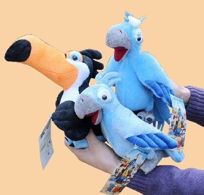 Rio 2 Blauw de Pluchespeelgoed van het Jongensjuweel Gevuld Beeldverhaal voor Bevordering en Giften