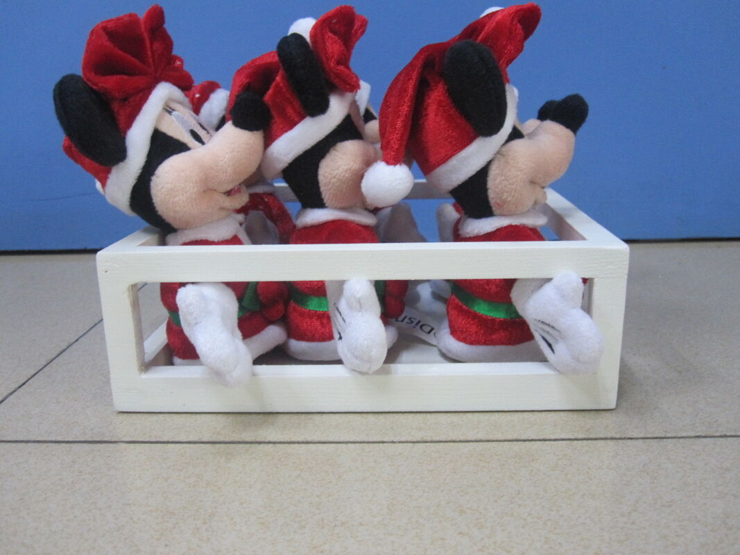 10cm het Volledige Zachte Speelgoed van Disney van de Reeks Originele Familie in Dienblad voor Kerstmis