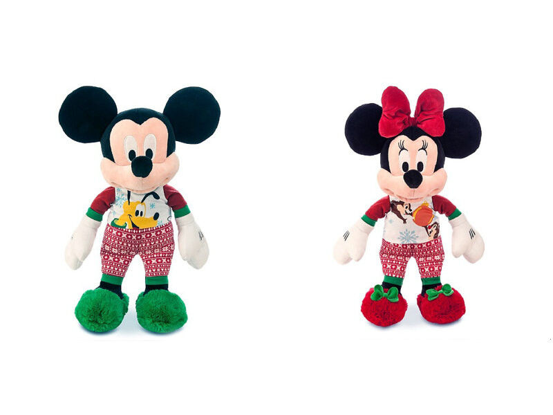 Van het de Pluchespeelgoed van manier Leuke Disney Kerstmis Mickey en Minnie Mouse 40cm Hoogte