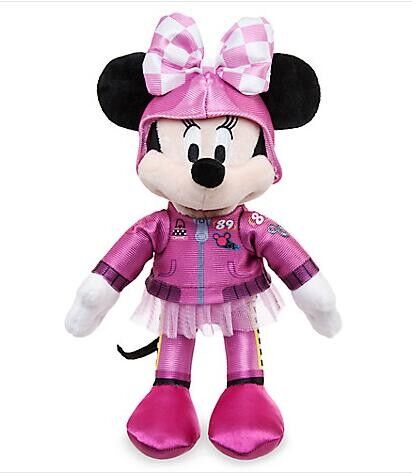 De Pluchespeelgoed van manierdisney, Roze van de Open tweepersoonsautoraceauto's van Mickey muisdisney Gevuld Dier 30cm Auto's