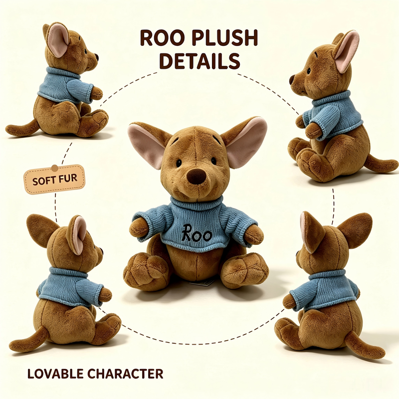 Lief zacht materiaal Disney Plush Toys Winnie The Pooh Roo