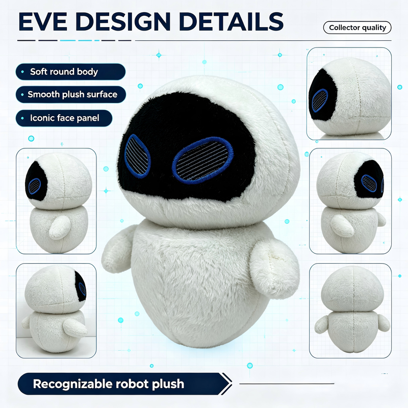 Schattige Disney Pixar Pluche WALL‑E EVE Knuffels