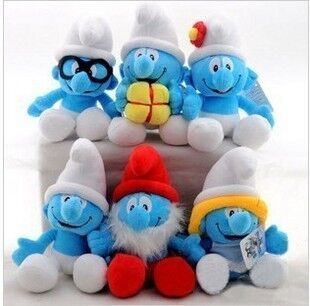 Leuk Smurf Gevuld de Pluchespeelgoed van het Dierenbeeldverhaal voor de Machine van de Verkoopkraan