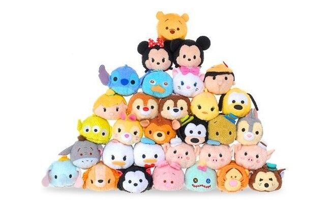 Het hete Speelgoed van de de Inzamelingspluche van Disney Tsum Tsums voor het Mobiele Telefoonscherm Schonere Keychain-Zak